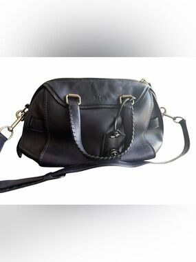 Coach Ace Bag!  Leather Satchel with Whipstitch Trim